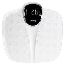 briebe Báscula de Baño Digital, Alta Precisión, Pantalla LCD, hasta 180Kg, Diseño Moderno, Encendido y Apagado Automático, Superficie Antideslizante, Modo Pesaje Bebés, Blanco, SC1125W