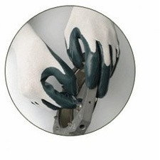 Guante de soporte en nylon con recubrimiento en nitrilo. paquete 2