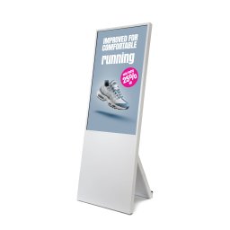 Caballete Digital con Pantalla de 43 blanco