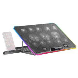 Mars Gaming MNBC13 Base Refrigeradora y Stand ARGB para Portátiles Hasta 17