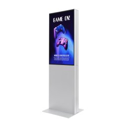 Totem Digital 2 Caras Blanco Monitor 43" Samsung incluido