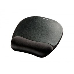 Alfombrilla para raton fellowes con reposamuñecas de espuma memory foam negro 230x196x20 mm