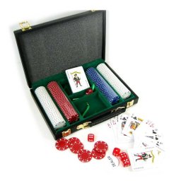 Maletín juego completo de Póker con fichas profesionales - KAPAXKO