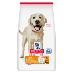 Hill's Science Plan Light Adult 1-5 Large con pollo - Pack % - 2 x 14 kg