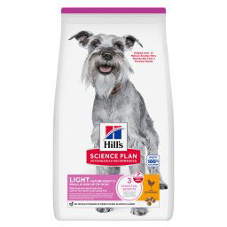 Hill's Mature Adult 7+ Light Small & Mini Science Plan con pollo - Pack % - 3 x 2,5 kg