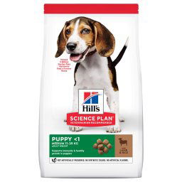 Hill's Puppy <1 Medium Science Plan con cordero y arroz - Pack % - 2 x 14 kg