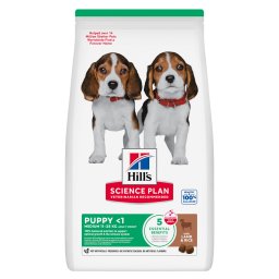 Hill's Science Plan Puppy <1 Medium con cordero y arroz - Pack % - 2 x 14 kg
