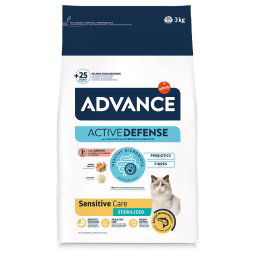 Advance Sterilized Sensitive con salmón - 3 kg