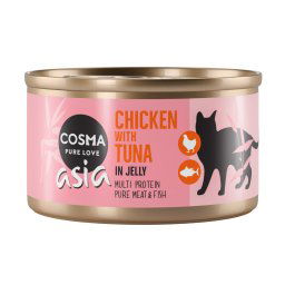 Cosma Asia en gelatina 6 x 85 g - Pollo con atún
