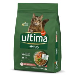 Ultima Adult salmón y arroz pienso para gatos - 7,5 kg