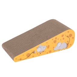 Rascador de cartón Cheesy - 43,5 x 19 x 12 cm (L x An x Al)