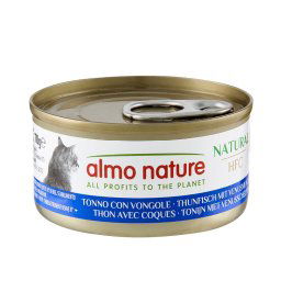 Almo Nature comida húmeda para gatos 6 x 70 g - Atún y almejas