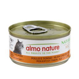 Almo Nature comida húmeda para gatos 6 x 70 g - Pollo y atún