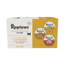Oferta de prueba Applaws Cat Pot 8 x 60 g - Selección de pollo