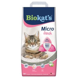 Biokat's Micro Fresh arena aglomerante - Pack % - 2 x 14 l