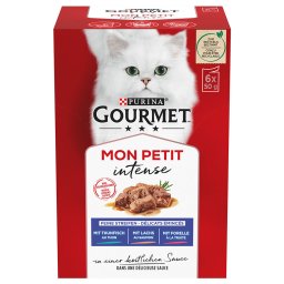 Gourmet Mon Petit en sobres 12 x 50 g - Selección de Pescados