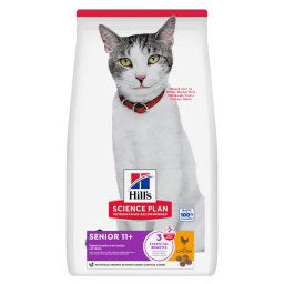 Hill's Senior con pollo pienso para gatos - Pack % - 2 x 7 kg