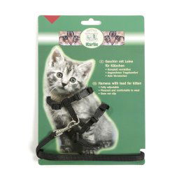 Arnés para gatitos Karlie - Negro