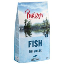 Pack ahorro: Purizon pienso para perros 2 x 12 kg - Adult con pescado