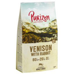 Pack ahorro: Purizon pienso para perros 2 x 12 kg - Adult con carne de caza y conejo