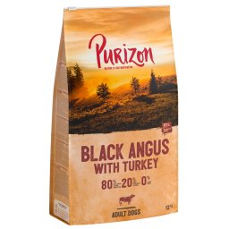 Pack ahorro: Purizon pienso para perros 2 x 12 kg - Adult con buey Black Angus y pavo
