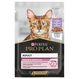 PURINA PRO PLAN Cat Adult Delicate Digestion 6 x 85 g - 6 x 85 g - Delicate con pavo
