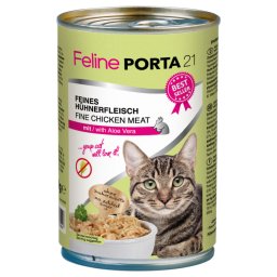 Pack ahorro Feline Porta 21 comida para gatos 12 x 400 g - Pollo con aloe