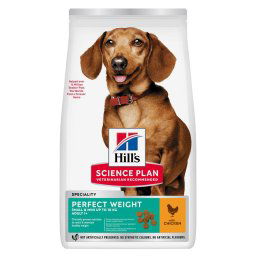 Hill's Adult 1+ Perfect Weight Small & Mini Science Plan con pollo - Pack % - 2 x 6 kg