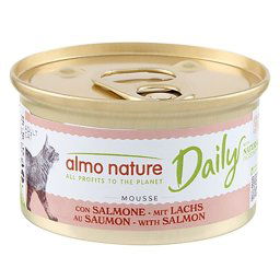 Pack ahorro: Almo Nature Daily Menu 24 x 85 g - Mousse con salmón
