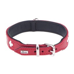 Collar de cuero Hunter Swiss para perros - Tamaño 55: 41-49 cm perím. cuello