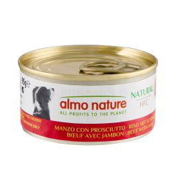 Almo Nature HFC 12 x 95 g - Pack ahorro - Vacuno con jamón