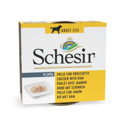 Pack Ahorro: Schesir en latas 24 x 150 g - Filete de pollo con jamón