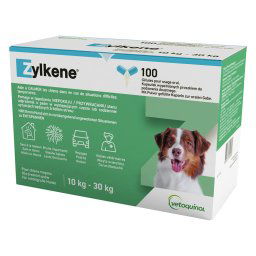 Zylkene relajante natural para perros y gatos - 100 cápsulas 225 mg - Perros de 10 a 30 kg