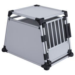 Jaula de transporte Trixie de aluminio - M-L: 63 x 90 x 65 cm (L x An x Al)