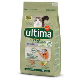 Pack ahorro: Ultima pienso para gatos - Nature Esterilizados con salmón (4 x 1,25 kg)