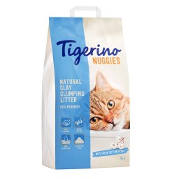 Tigerino Nuggies arena aglomerante con olor a flor de algodón - Pack % - 2 x 14 l