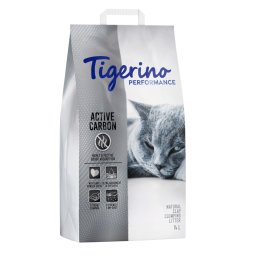 Tigerino Performance Active Carbon arena aglomerante olor a talco - 14 l
