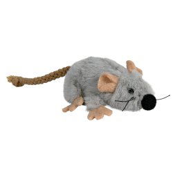 Ratón de juguete de Trixie con catnip para gatos -1 unidad (7 cm)