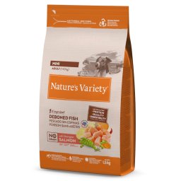 Nature's Variety No Grain Mini Adult salmón - 3 x 1,5 kg