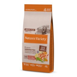 Nature's Variety No Grain Medium/Maxi Adult Salmón - Pack % - 2 x 12 kg