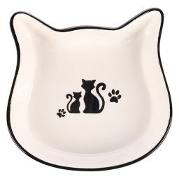 Comedero de cerámica Gato Nona Flamingo - 250 ml, 13 cm de diámetro