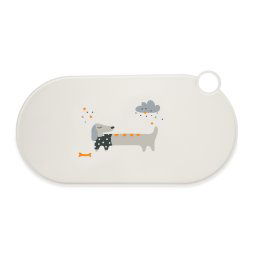 Alfombrilla para comedero TIAKI Silikon Aston Teckel - 50 x 25 cm (L x An)