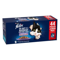Megapack Ahorro Felix Fantastic 132 x 85 g - Pollo, vacuno, atún y salmón