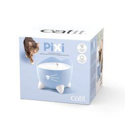 Bebedero fuente Catit PIXI azul - Fuente 2,5 l