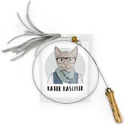 Kater Kasimir caña para gatos con tiras - 1 unidad