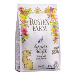 Rosie's Farm Adult pavo con boniato pienso para gatos - 400 g