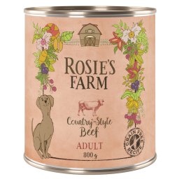 Pack ahorro Rosie's Farm 24 x 800 g - Vacuno