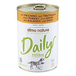 Almo Nature Daily 6 x 400 g comida húmeda para perros - Pavo