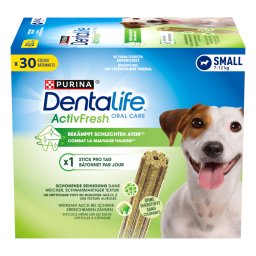 PURINA Dentalife Active Fresh snacks dentales para perros pequeños - 30 barritas