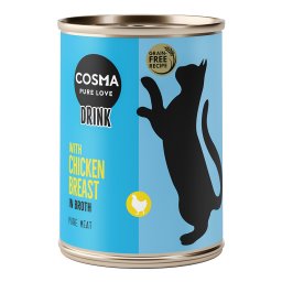 Cosma Drink bebida para gatos 24 x 100 g - Pack Ahorro - Pechuga de pollo